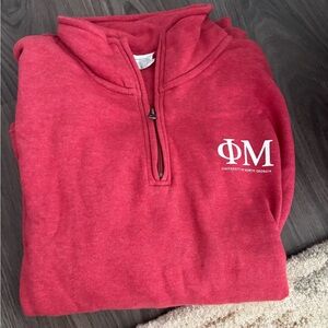 Phi mu comfort colors quarter zip
